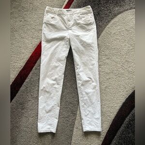 Etcetera White Corduroy Slim Fit Pants